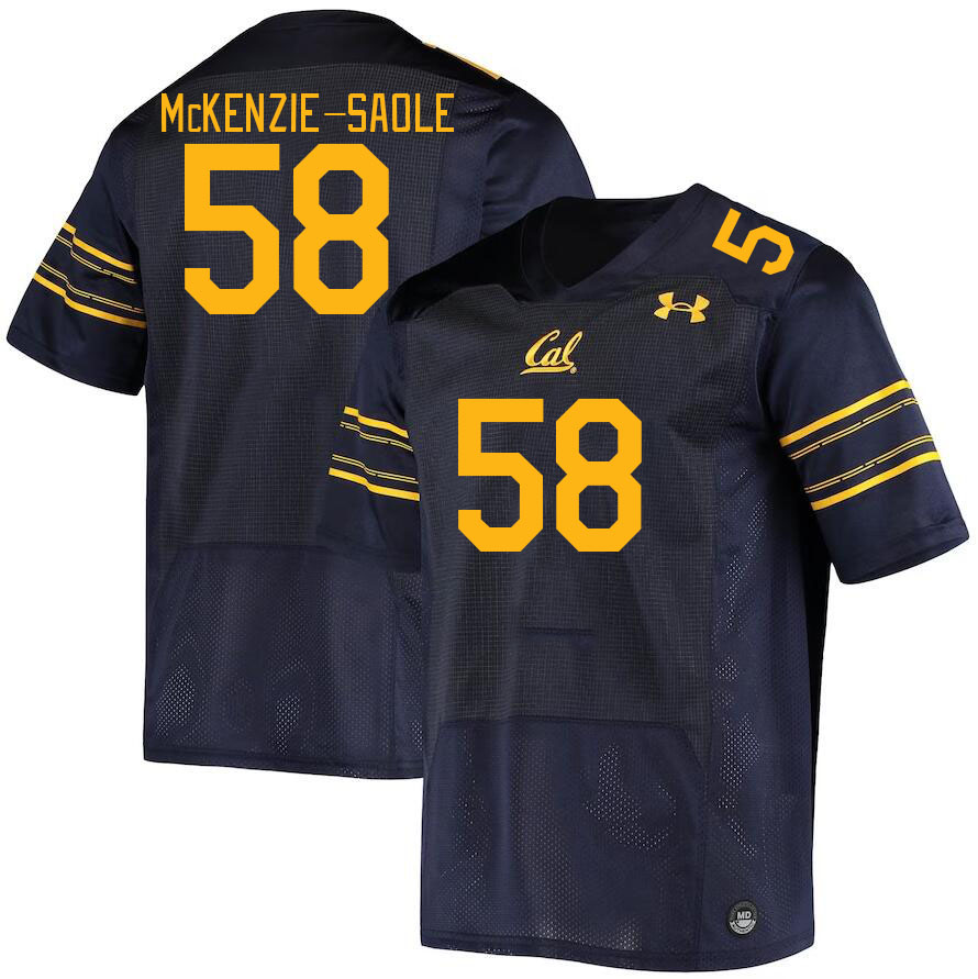 Men #58 Stanley McKenzie-Saole California Golden Bears College Football Jerseys Stitched Sale-Navy